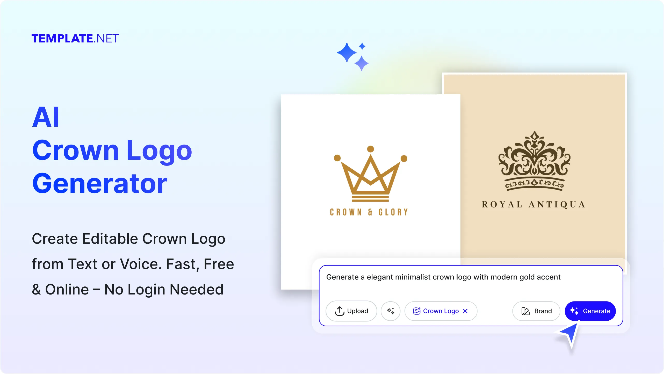 Free AI Crown Logo Generator, Royal Crown Logo Maker Online